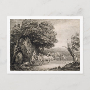 Thomas Gainsborough Landschap met wortels Briefkaart
