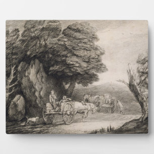Thomas Gainsborough Landschap met wortels Fotoplaat