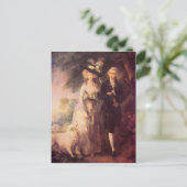 Thomas Gainsborough- Mr. en Mrs William Hallett Briefkaart (Staand voorkant)
