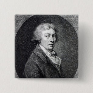 Thomas Gainsborough R.A Vierkante Button 5,1 Cm