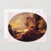 Thomas Gainsborough- River Landscape,Rustic Lovers Briefkaart (Voorkant / Achterkant)