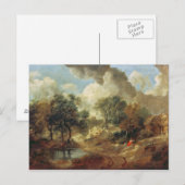Thomas Gainsborough |Suffolk Landscape, 1748 Briefkaart (Voorkant / Achterkant)