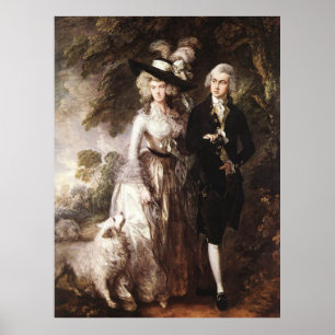 Thomas Gainsborough's meneer en mevrouw William Ha Poster