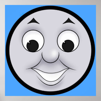 Thomas happy face cartoon ver poster