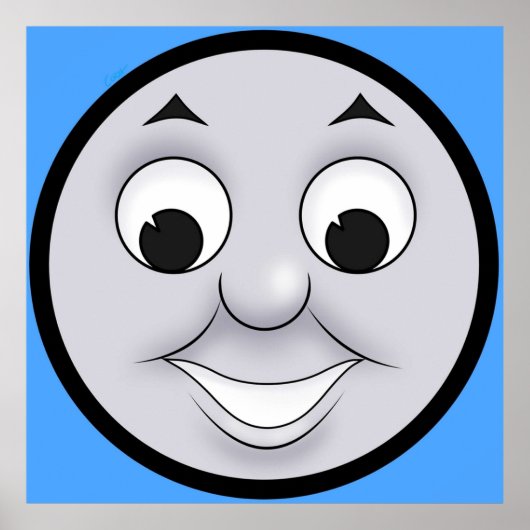 Thomas happy face cartoon ver poster (Voorkant)