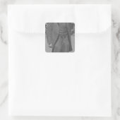 Thomas Hardy Vierkante Sticker (Tas)
