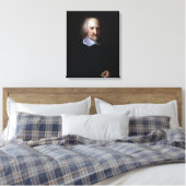 Thomas Hobbes door John Michael Wright Canvas Afdruk (Insitu (Slaapkamer))