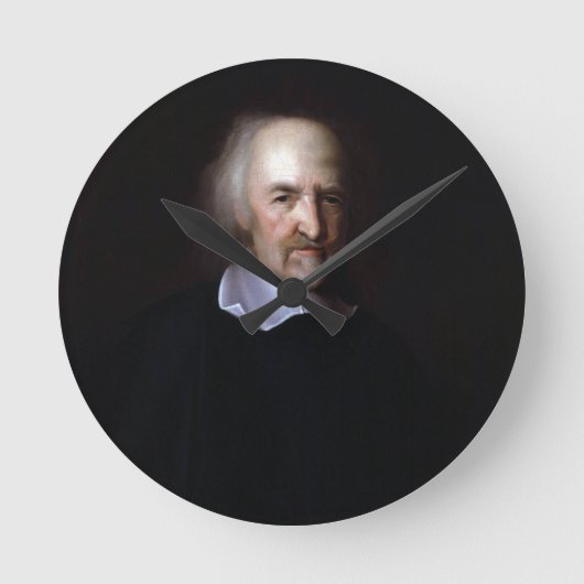 Thomas Hobbes door John Michael Wright Ronde Klok (Voorkant)