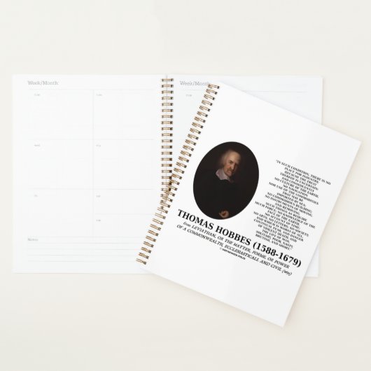 Thomas Hobbes Leviathan Man Solitaire Mauvaise Cit (Devant avec enveloppe)