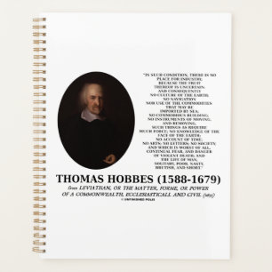 Thomas Hobbes Leviathan Man Solitaire Mauvaise Cit