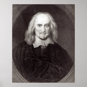 Thomas Hobbes van 'Gallery of Portreits' Poster
