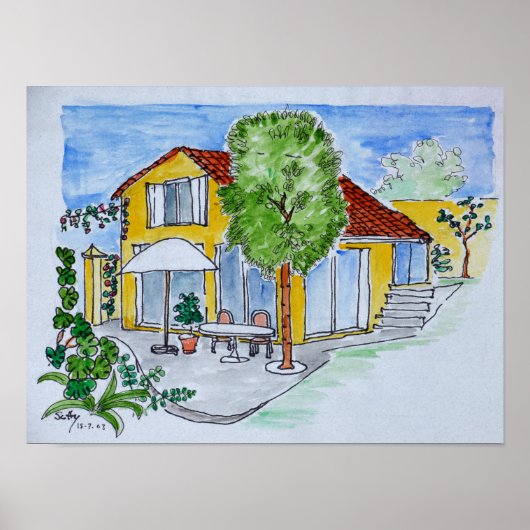 Thomas' House | Marseille, Frankrijk Poster (Voorkant)