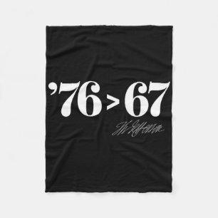 Thomas Jefferson 76 > 67 Vanzelfsprekend Minimaal Fleece Deken