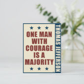 Thomas Jefferson Briefkaart (Staand voorkant)