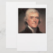 Thomas Jefferson Briefpapier (Voorkant / Achterkant)
