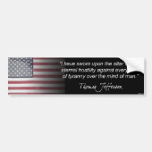 Thomas Jefferson Bumpersticker (Voorkant)