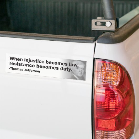 Thomas Jefferson Bumpersticker (Op Truck)