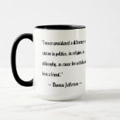 Thomas Jefferson citaat Mok (Links)