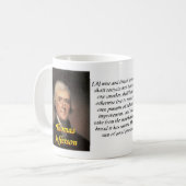 Thomas Jefferson citeert 2 mok (Voorkant links)