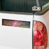 Thomas Jefferson citeert over de vraag of het niet Bumpersticker (Op Truck)