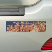 Thomas Jefferson citeert: Vrijheidsboom Bumpersticker (Op auto)