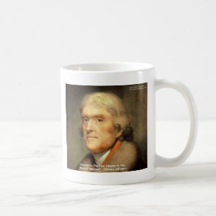 Thomas Jefferson "Eerlijkheid" Wisdom Quote Gifts Koffiemok