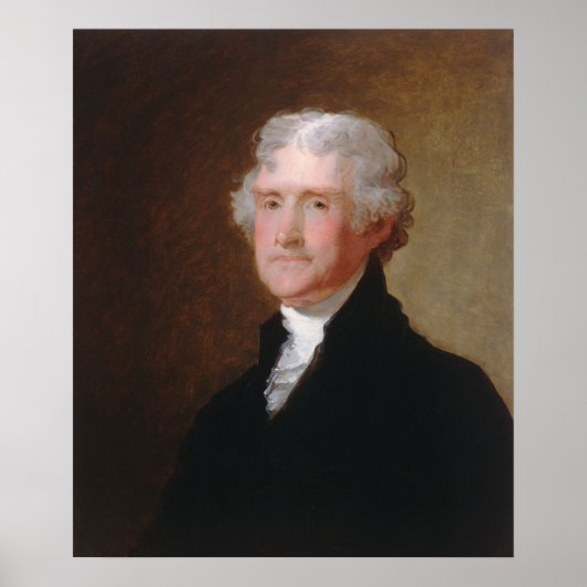 Thomas Jefferson - Gilbert Stuart Fine Art Poster (Voorkant)