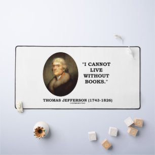 Thomas Jefferson ik kan niet leven zonder het boek Bureaumat