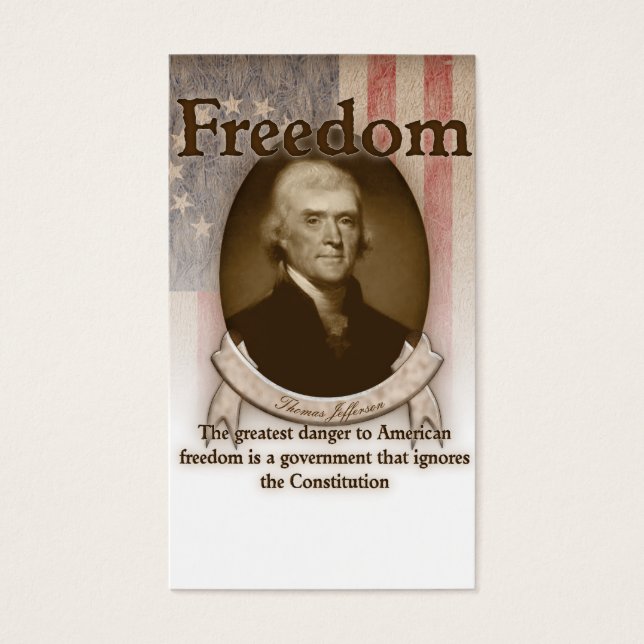 Thomas Jefferson - Liberté (Devant)