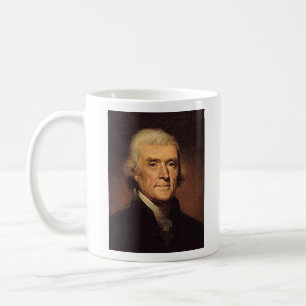 Thomas Jefferson Liberty Citaat Keramische Koffie Koffiemok