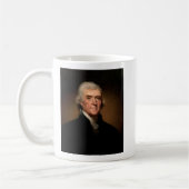 Thomas Jefferson Liberty Citation de café Mug (Gauche)