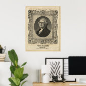 THOMAS JEFFERSON Lithograaf Poster (Thuiskantoor)