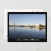 Thomas Jefferson Memorial Briefkaart (Voorkant / Achterkant)