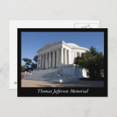 Thomas Jefferson Memorial Briefkaart (Voorkant / Achterkant)