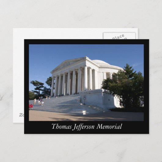 Thomas Jefferson Memorial Briefkaart (Voorkant / Achterkant)