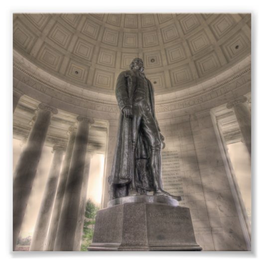 Thomas Jefferson Memorial Bronze Foto Afdruk (Voorkant)
