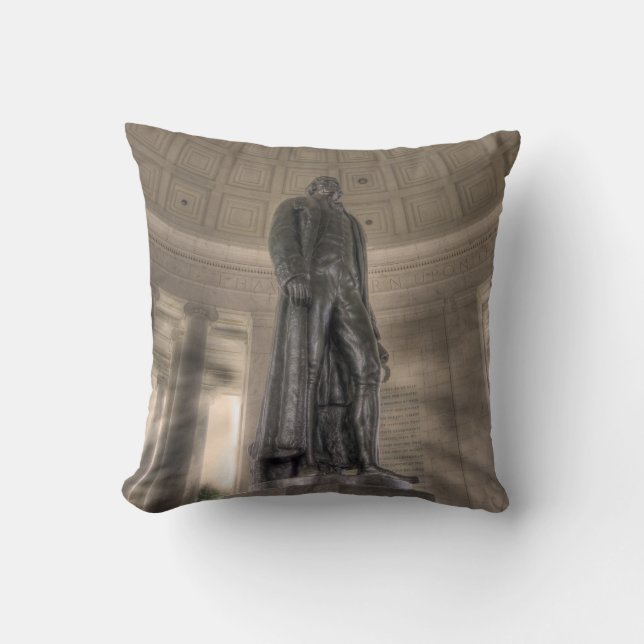 Thomas Jefferson Memorial Bronze Kussen (Voorkant)