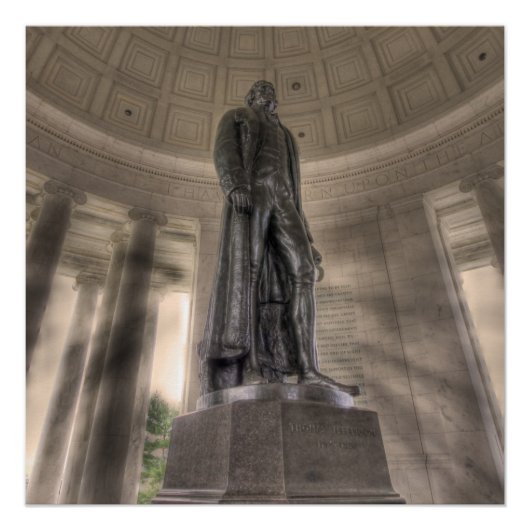 Thomas Jefferson Memorial Bronze Perfect Poster (Voorkant)