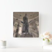 Thomas Jefferson Memorial Bronze Vierkante Klok (Huis)