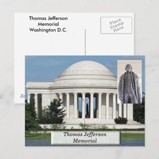 Thomas Jefferson Memorial - carte postale (Devant / Derrière)