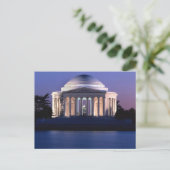 Thomas Jefferson Memorial in Dusk Briefkaart (Staand voorkant)