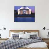 Thomas Jefferson Memorial in Dusk Canvas Afdruk (Insitu (Slaapkamer))