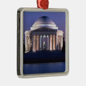 Thomas Jefferson Memorial in Dusk Metalen Ornament (Rechts)