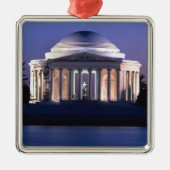 Thomas Jefferson Memorial in Dusk Metalen Ornament (Voorkant)