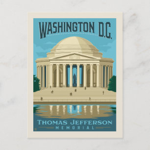 Thomas Jefferson Memorial   Washington, D.C. Briefkaart