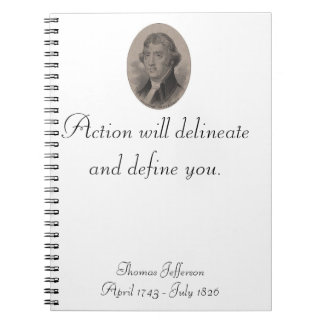 Thomas Jefferson notebook Notitieboek