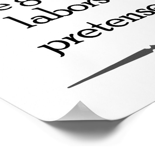 Thomas Jefferson over toekomstig geluk Poster (Hoek)