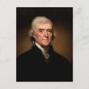 Thomas Jefferson portret Briefkaart