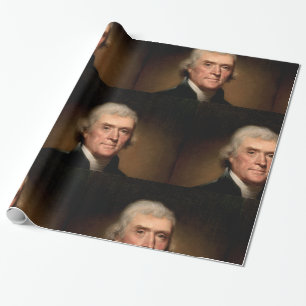 Thomas Jefferson portret Cadeaupapier