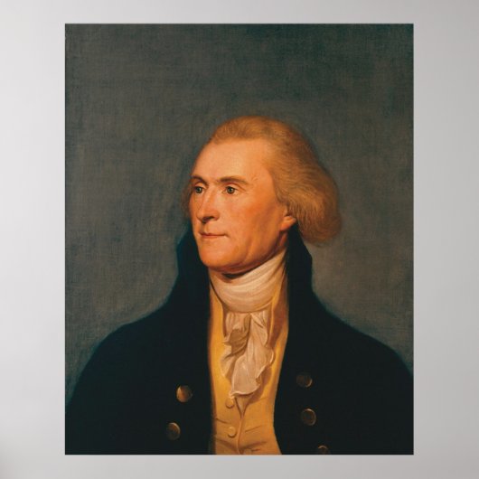 THOMAS JEFFERSON Portret van Charles Willson Peale Poster (Voorkant)